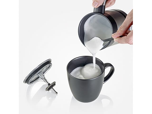 Severin Mælkeskummer 450 watt Sort/Stål