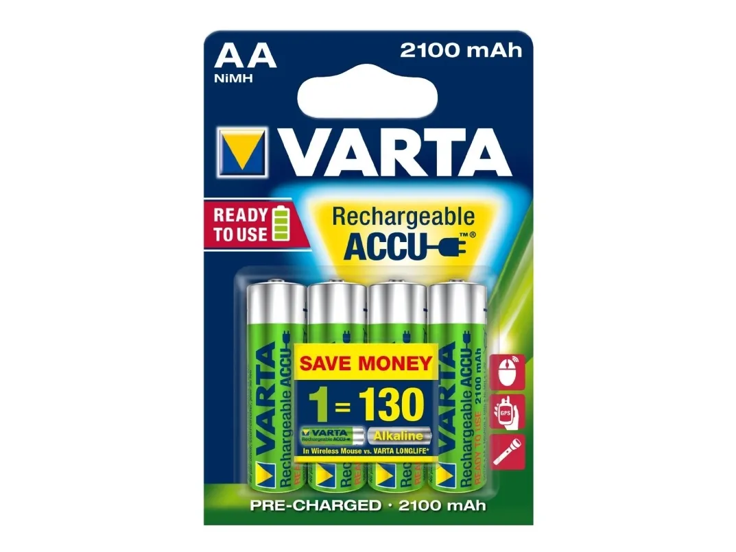 Varta Professional - Batteri 4 x AAA - NiMH - (genopladelige) - 1000 mAh