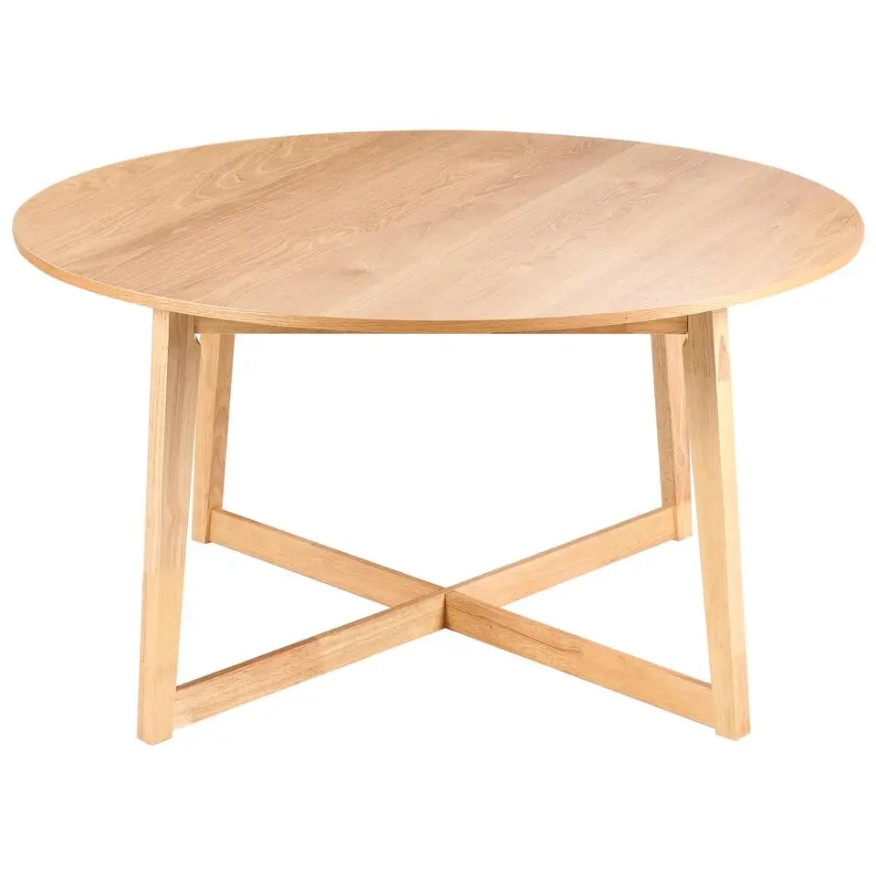 WAIPORI- Eettafel - Lichte houtkleur - 140 cm - MDF