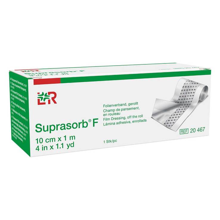 Suprasorb F Folien Wundverband 10cmx1m gerollt unste., 1 St