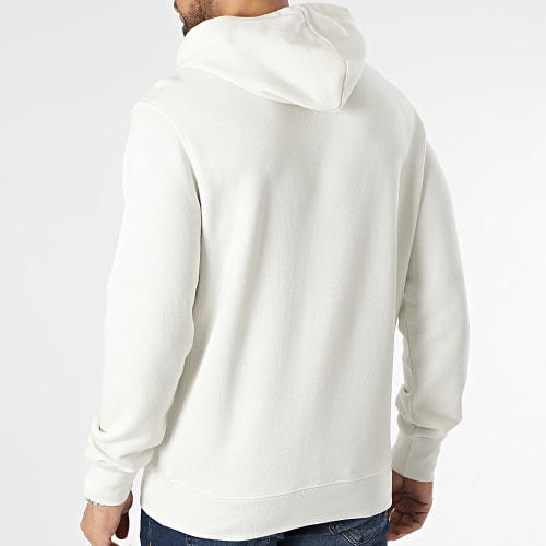 Sweat Capuche A65UN Blanc Cassé Camel