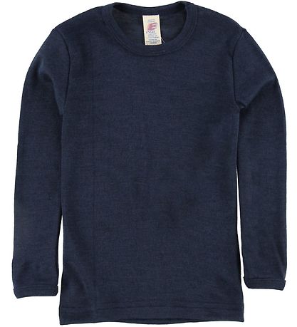 Engel Pullover - Wolle/Seide - Navy