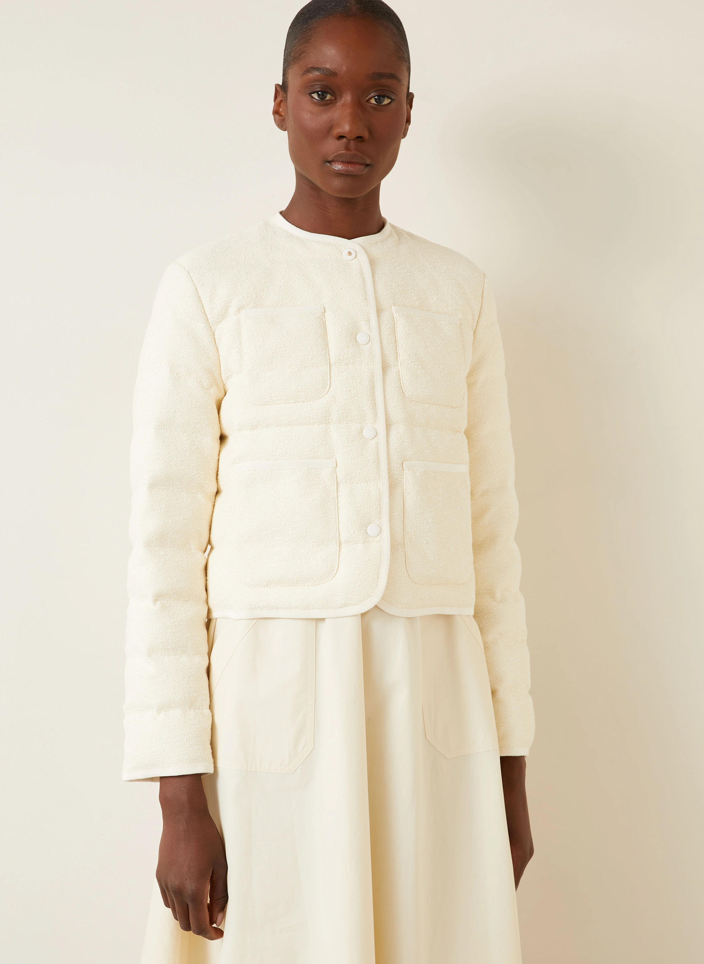 MONCLER Daunenjacke LALY aus Bouclé
