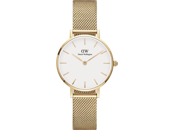 Daniel Wellington Dameklokke DW00100350 - Petite Evergold 28mm