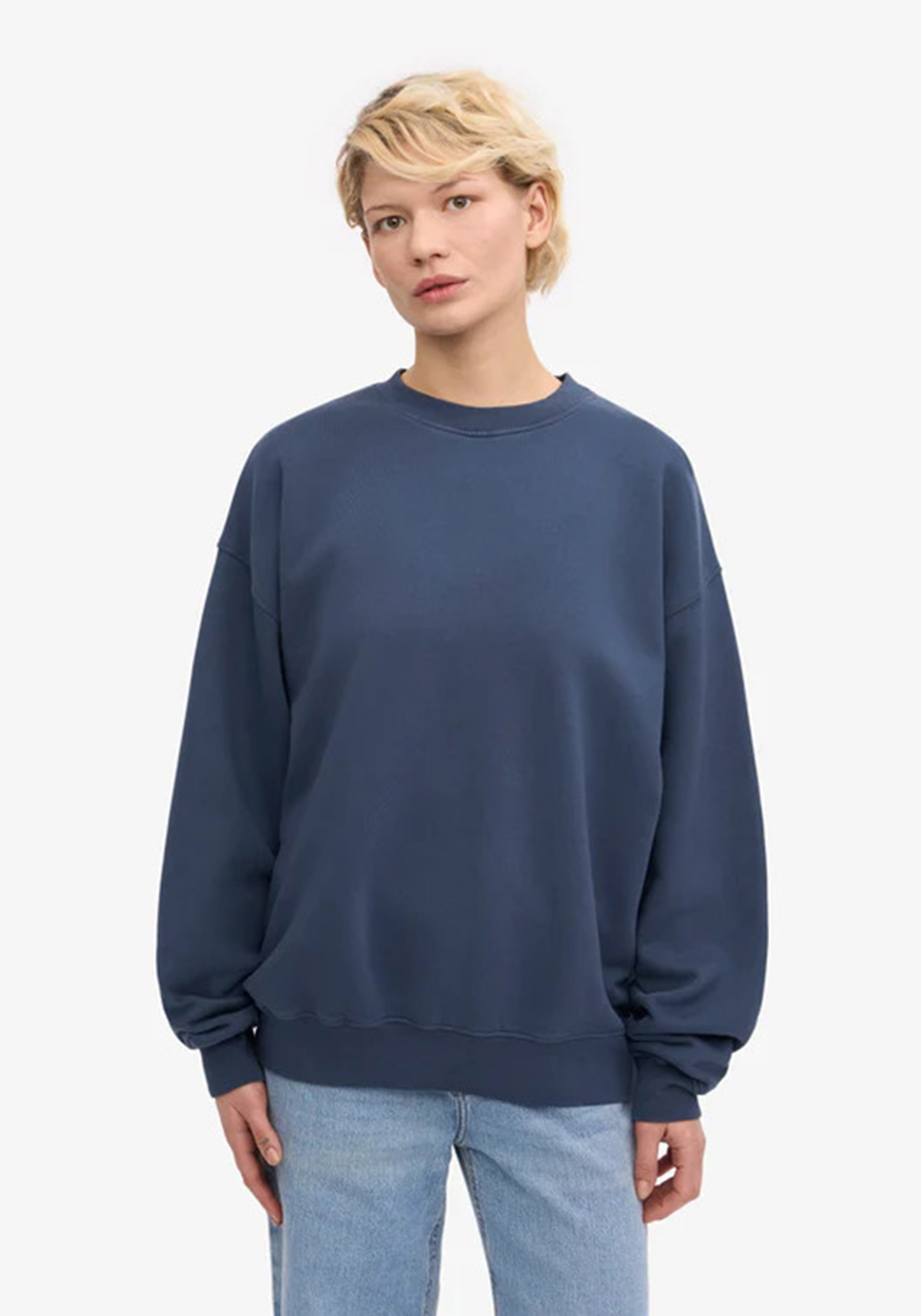 Colorful Standard Oversized Sweatshirt Petrol Blue