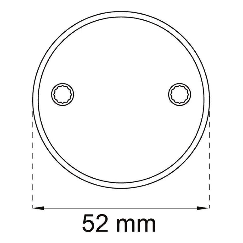 DEKKPLATE HABO 4265 KROM