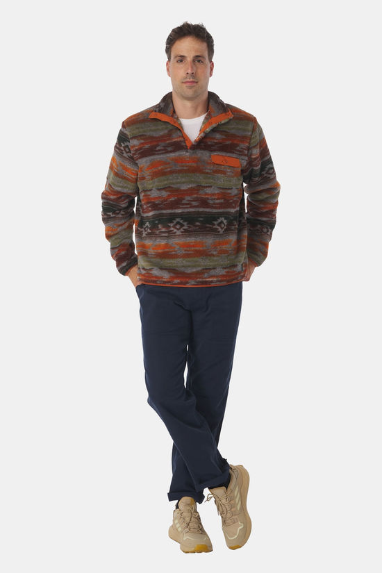 Ayacucho Ayacucho Chalten Printed Snap Button Fleecevest