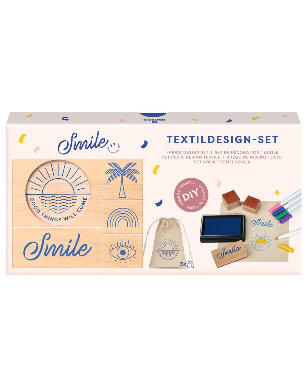 Textildesign-Set SMILE 14-teilig