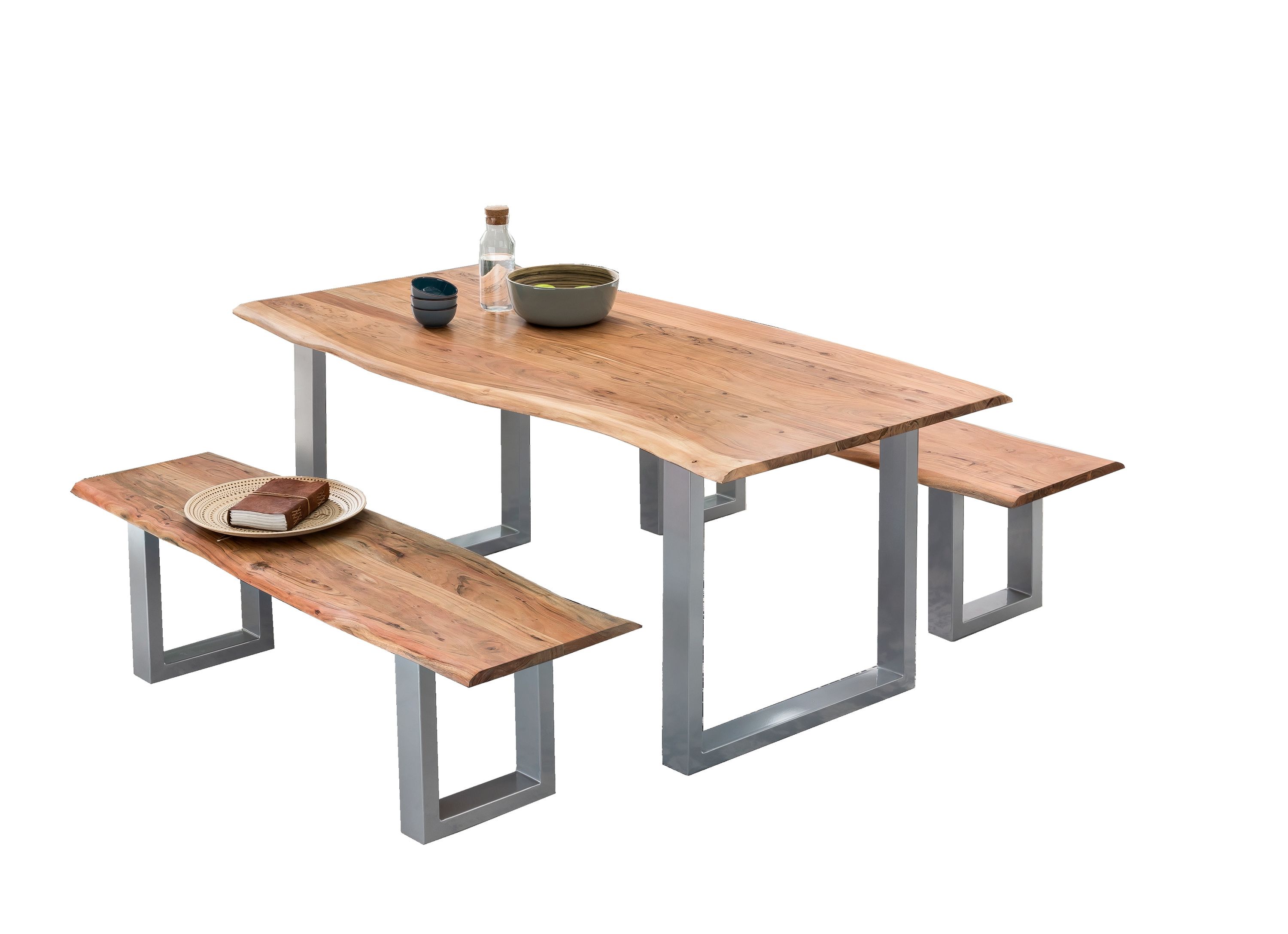 Tisch 140x80 Akazie antikfinish Esstisch Küchentisch Speisetisch Esszimmer