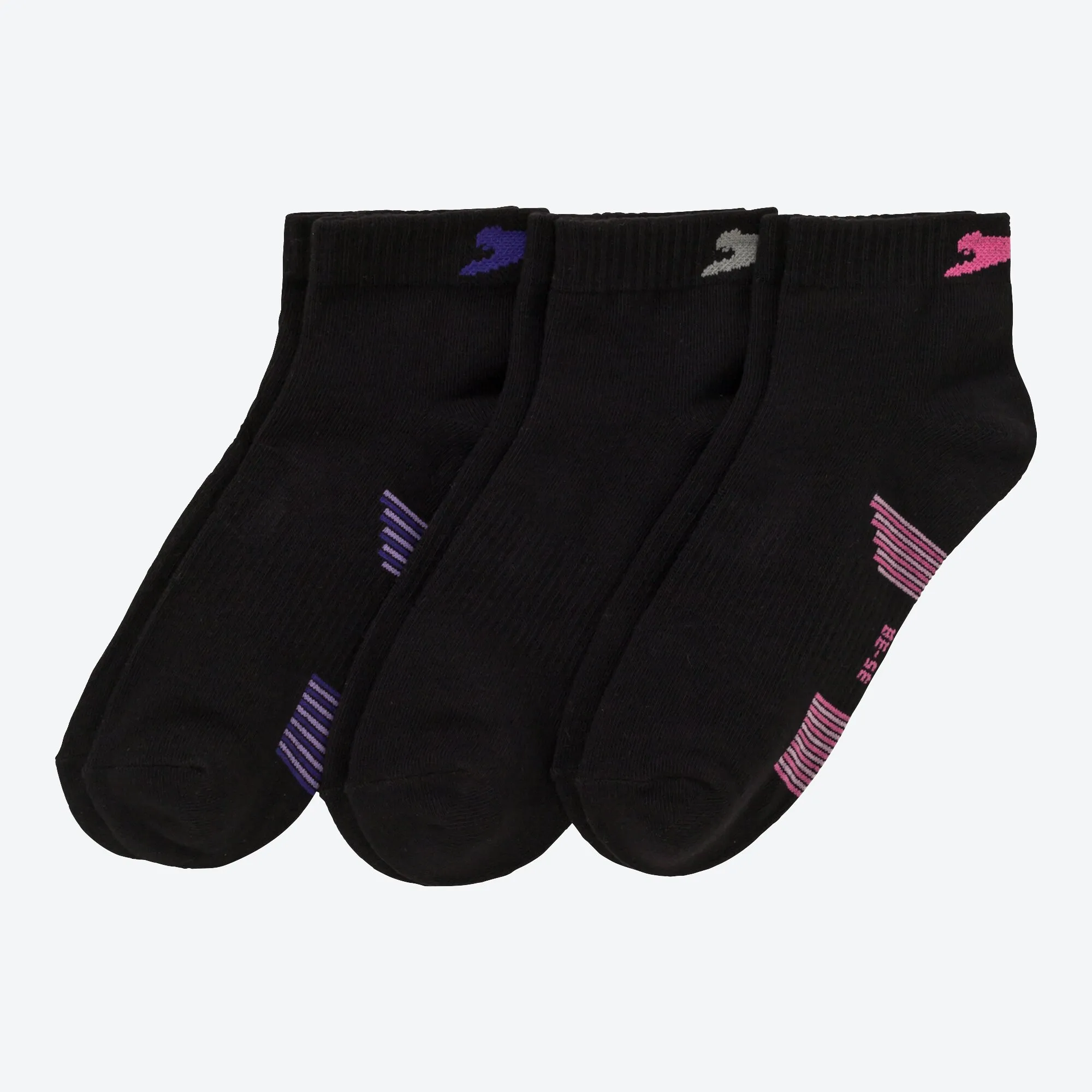 Slazenger Damen-Sport-Sneaker-Socken, 3er-Pack