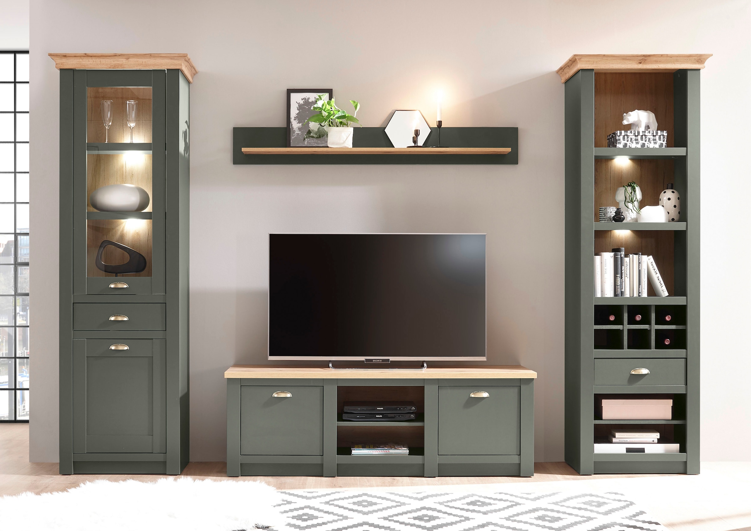 Home affaire Wohnwand »Cambridge« Set, 4 Stk. tlg.