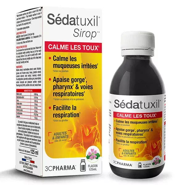 Xarope Sedatuxil 3C Pharma 125ml