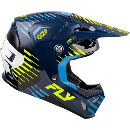 Casque cross Fly FORMULA CP SLICE 2025 - Bleu