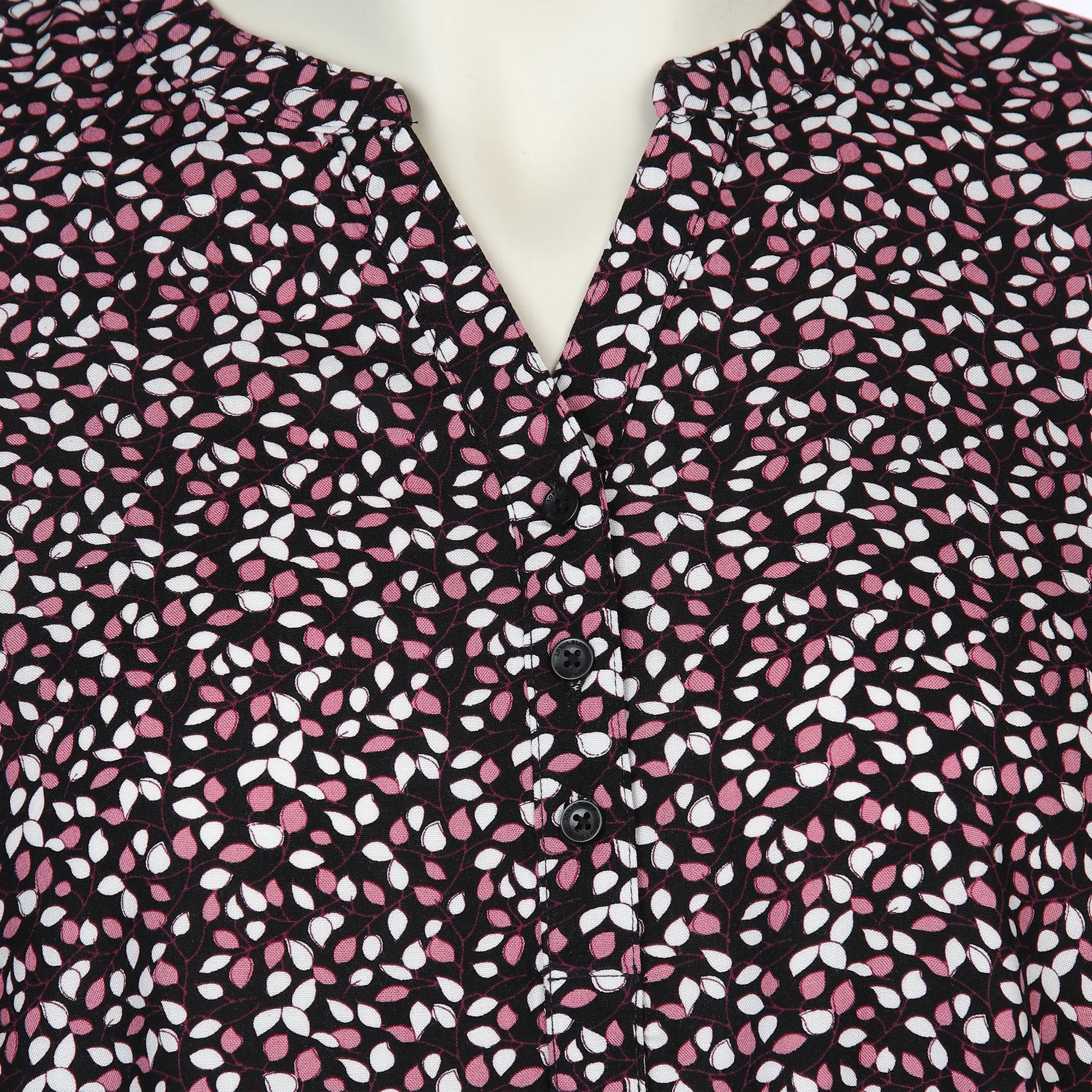Große Größen Bluse mit Alloverprint