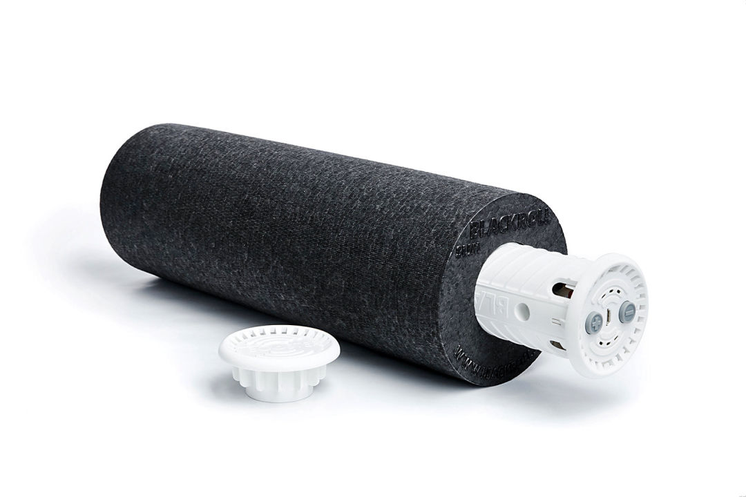 Faszienrolle mit Vibration Booster Set Slim BLACK