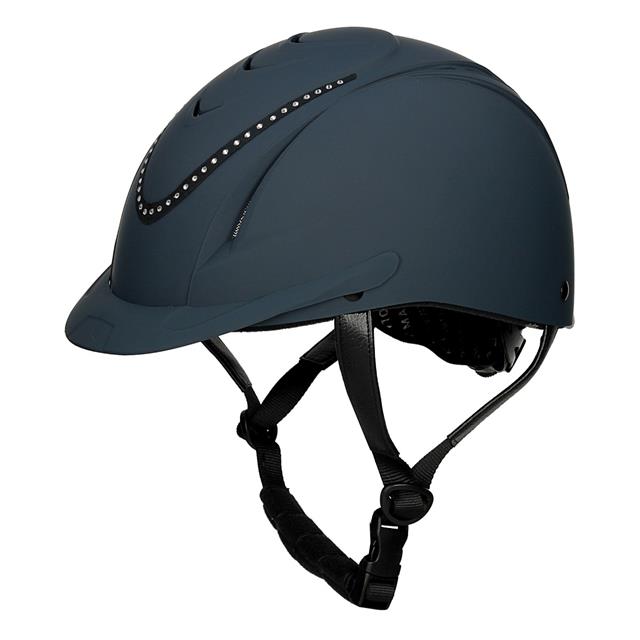 Veiligheidshelm Harry's Horse Chinook Crystal VG1 Donkerblauw