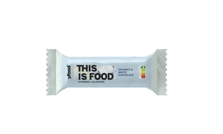 YFOOD High-Protein Riegel Coconut & White Chocolate 60 g