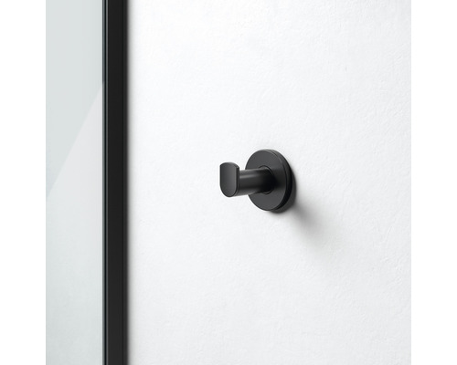 Handdoekhaak KEUCO Plan Black Selection mat zwart 14914370000