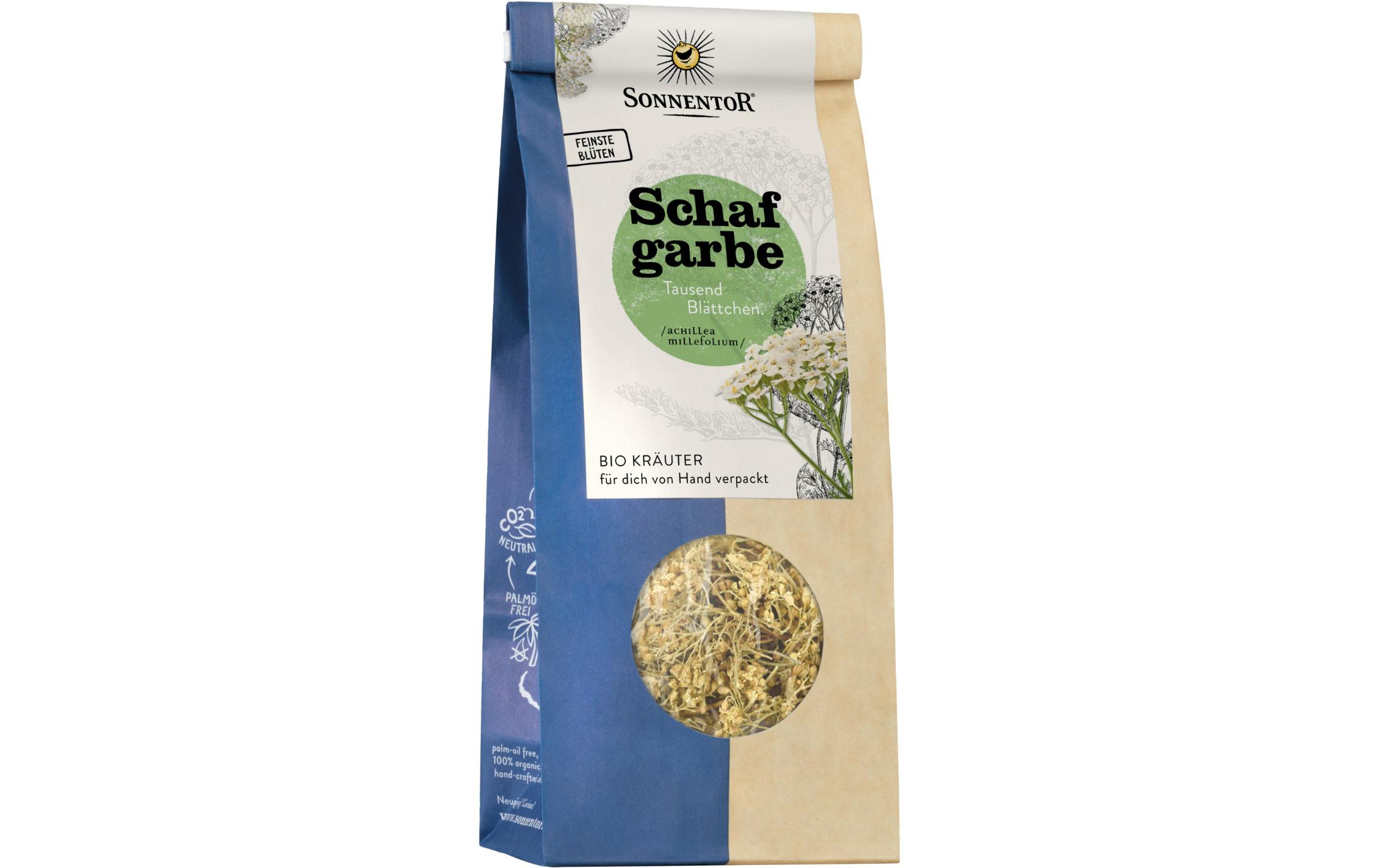 Teeblätter Bio Schafgarbe lose 50 gBio Schafgarbe Tee