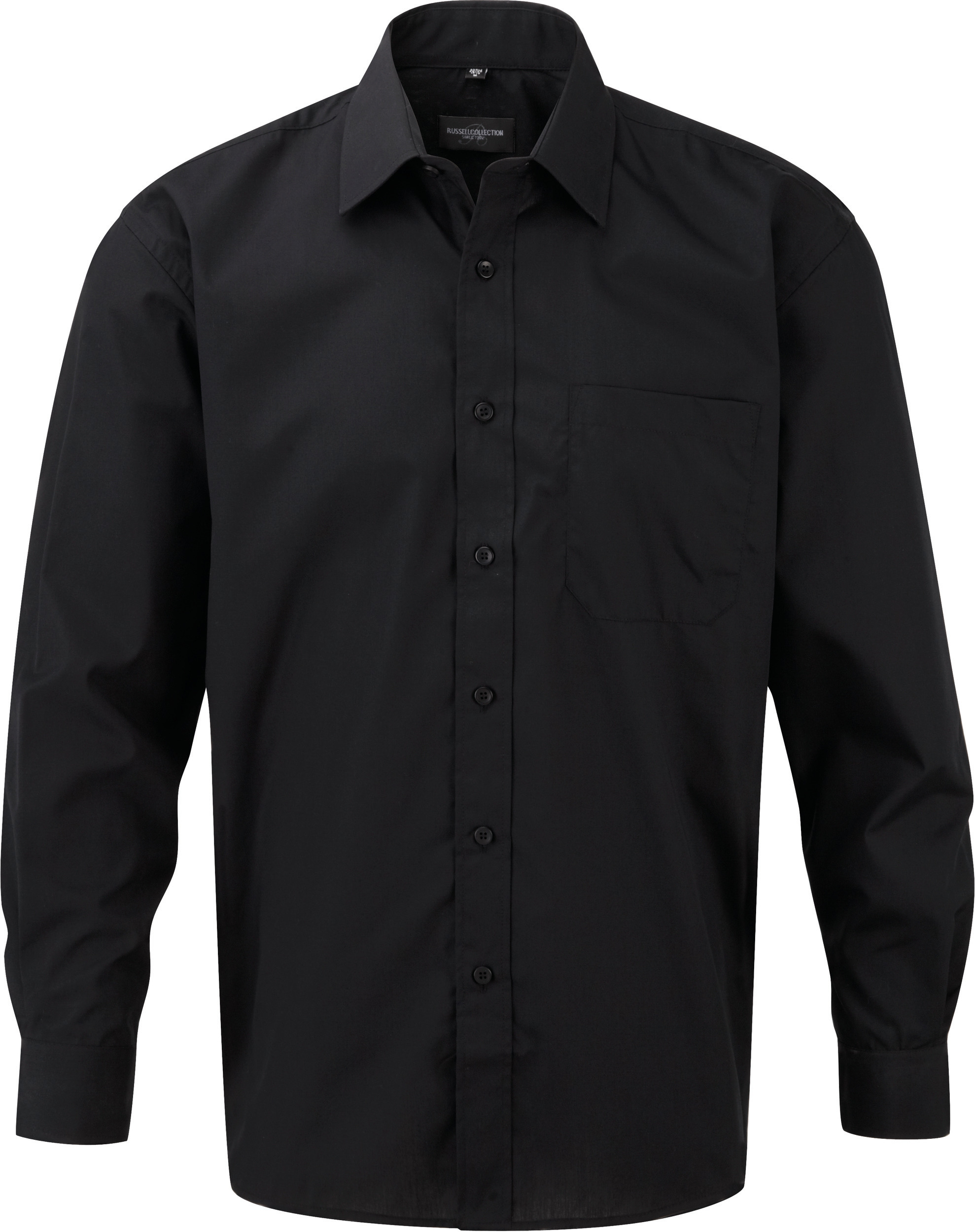 Russell Collection RU934M - Chemise Popeline Homme Manches Longues