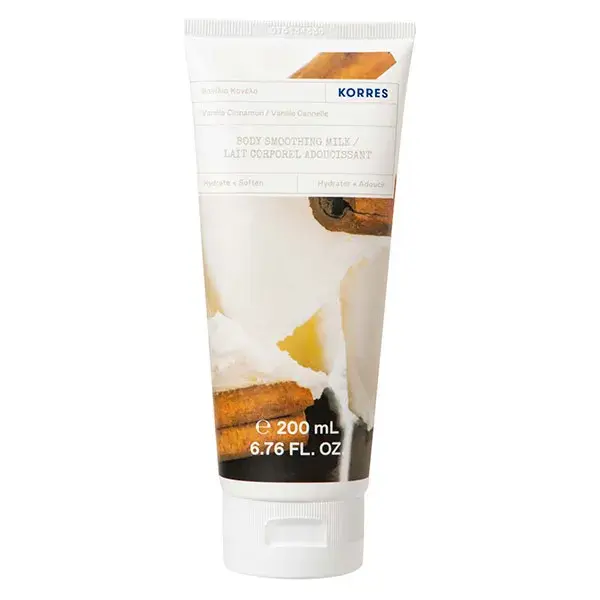 Loção Corporal Korres Baunilha e Canela 200ml - Maciez