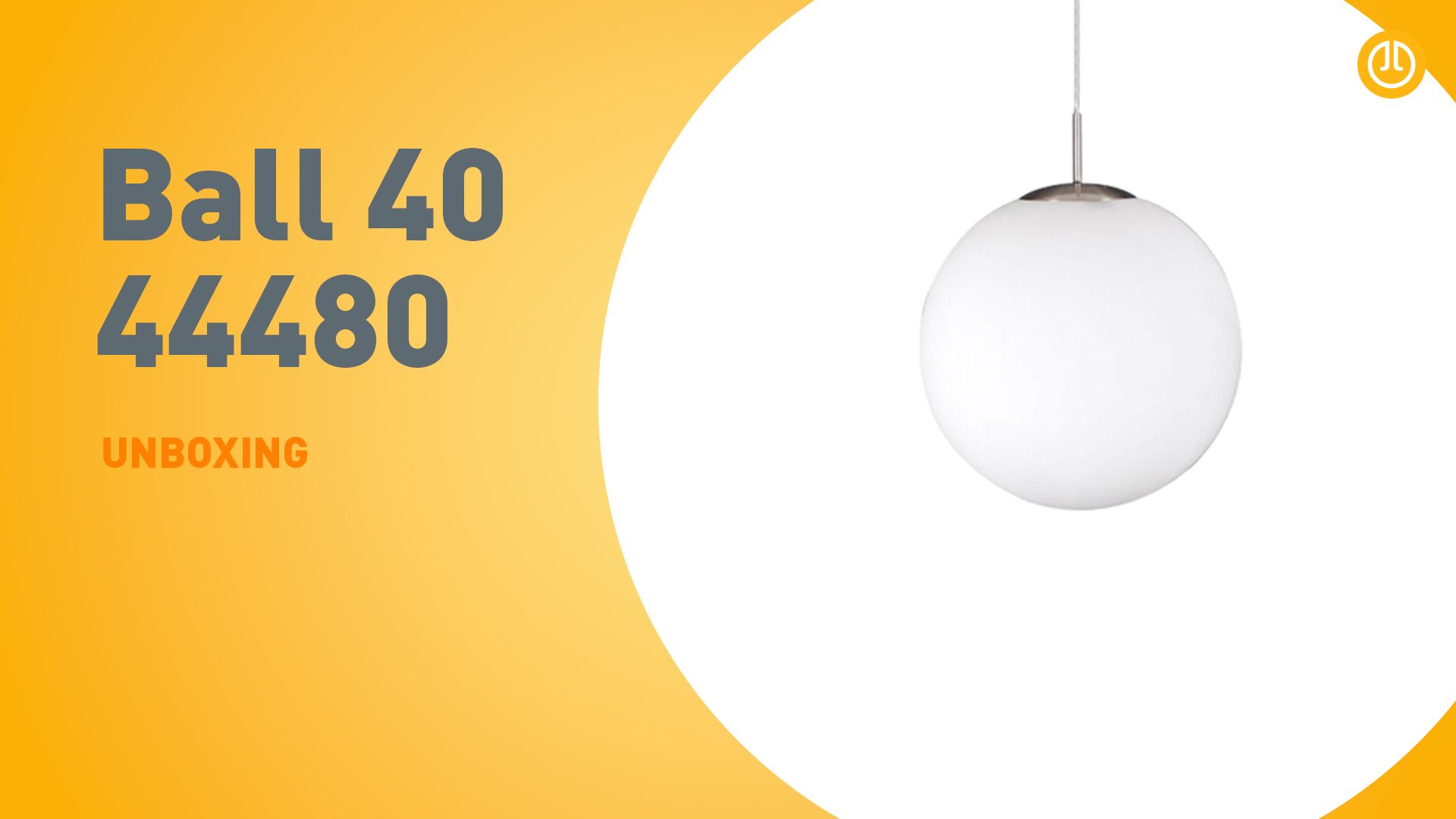 Moderne hanglamp glas 40cm - Ball