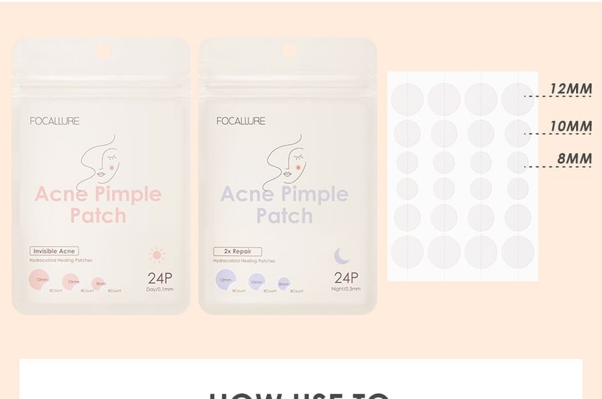 FOCALLURE - Acne Puistjespleister - Dag & Nacht