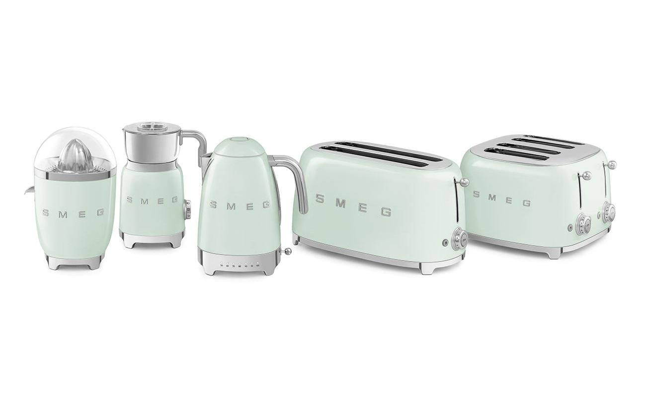 Smeg Toaster »50s Style TSF02PGEU G« für 4 Scheiben 1500 W