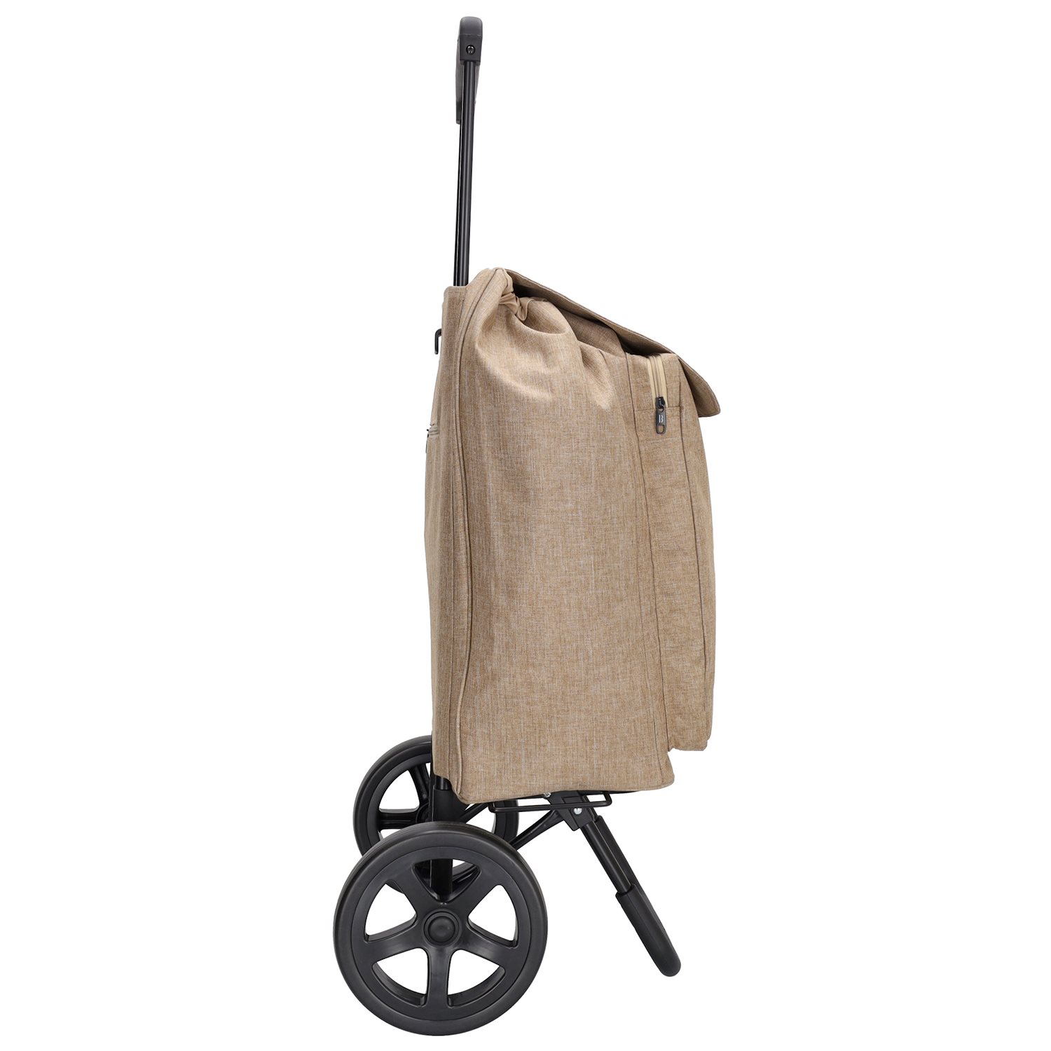 Beagles Shop & Go Cartease Boodschappentrolley taupe