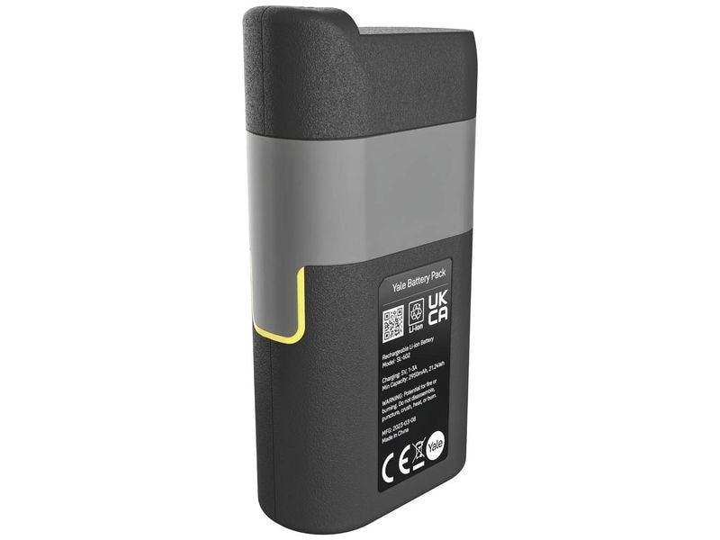 Yale Battery-Pack für Linus L2, Aufladbar Yale Batterie Pack für ununterbrochene Sicherheit und Komfort