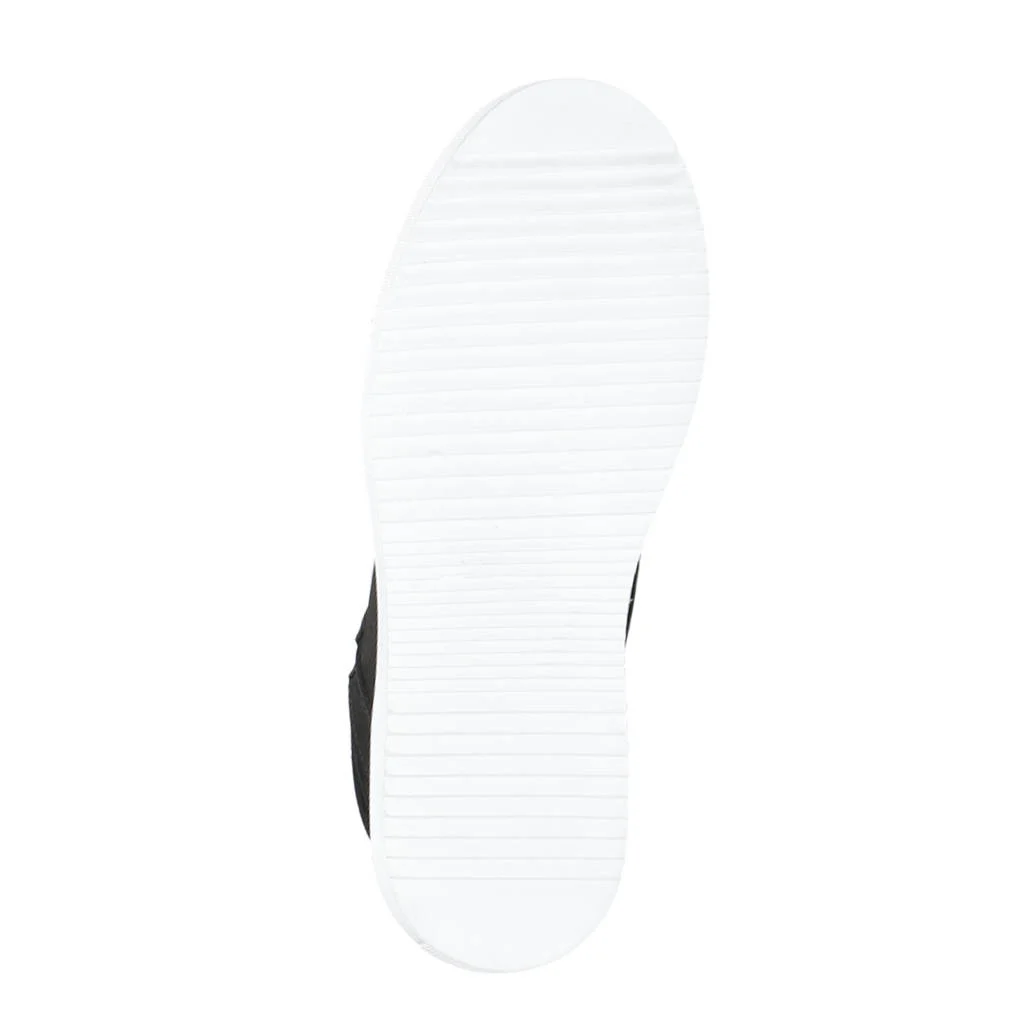 Develab leren sneakers zwart