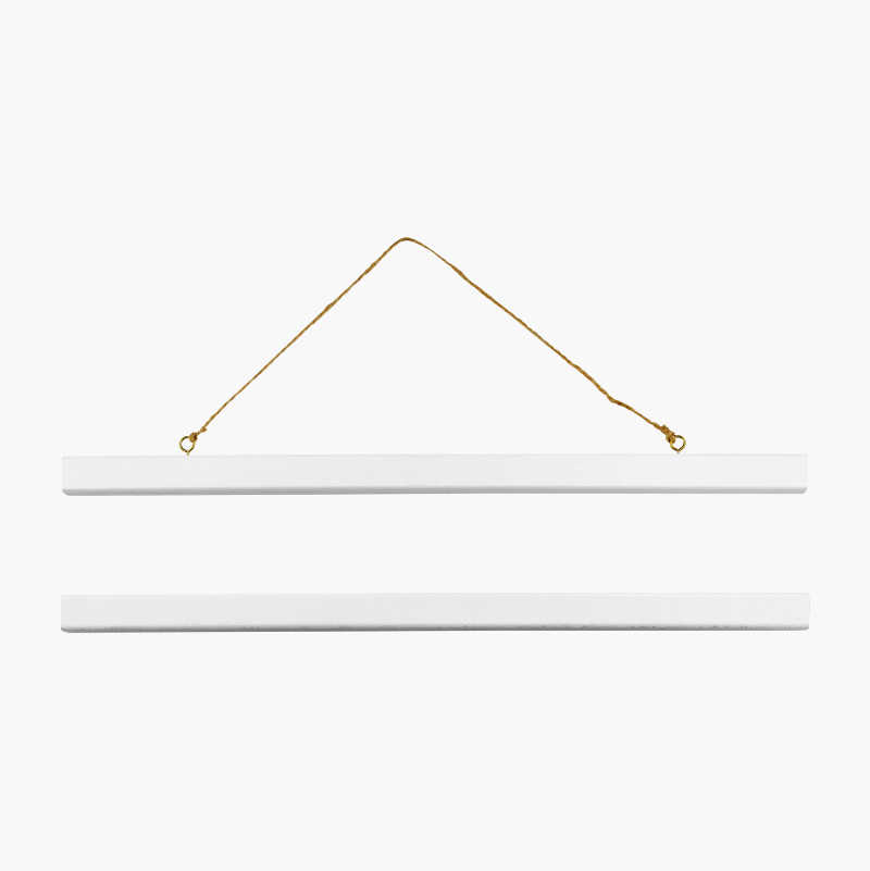POSTERLIST HVIT, 31 CM