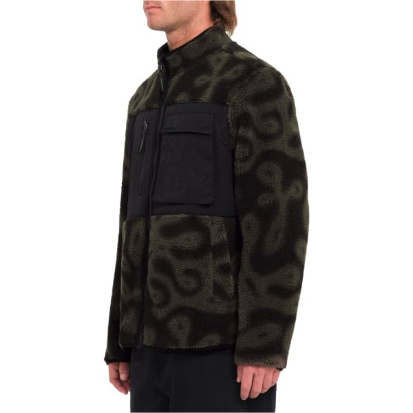 Veste polaire snowboard VOLCOM FA ZEPHYR STORM STONE ZIP PRINT