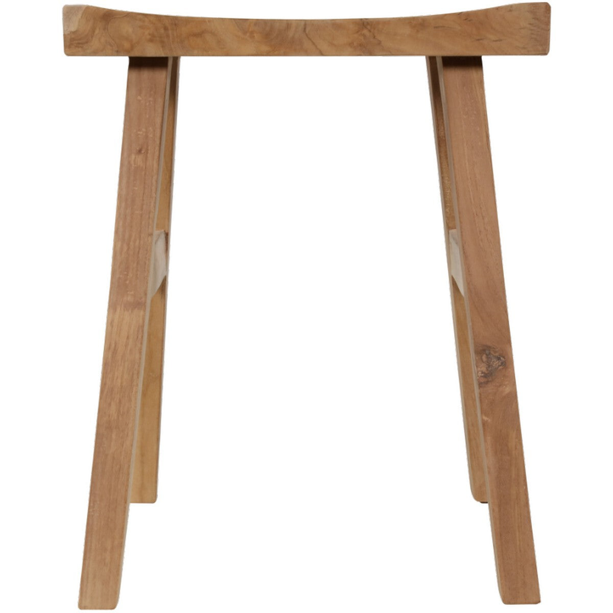 Lesli Living - Teak krukje 40x30x50 cm