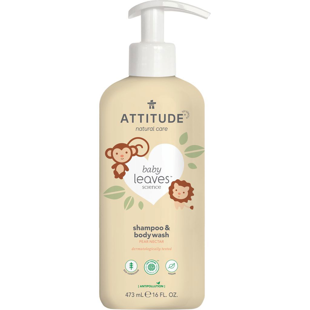 AttitudeAttitude   Natural Care BabyLeaves 2in1 Shampoo Birnennektar