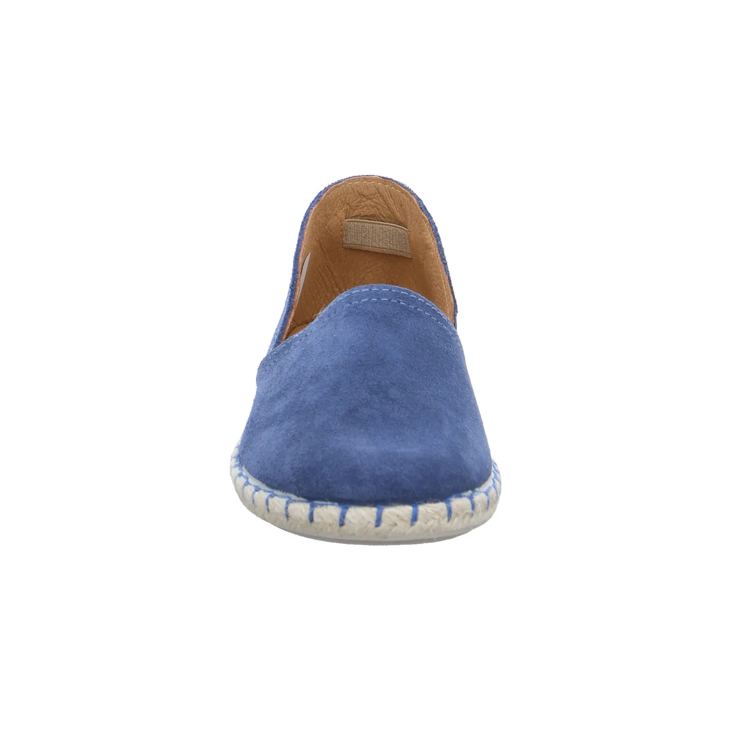 SCHUHENGEL Espadrille Jeansblau Leder