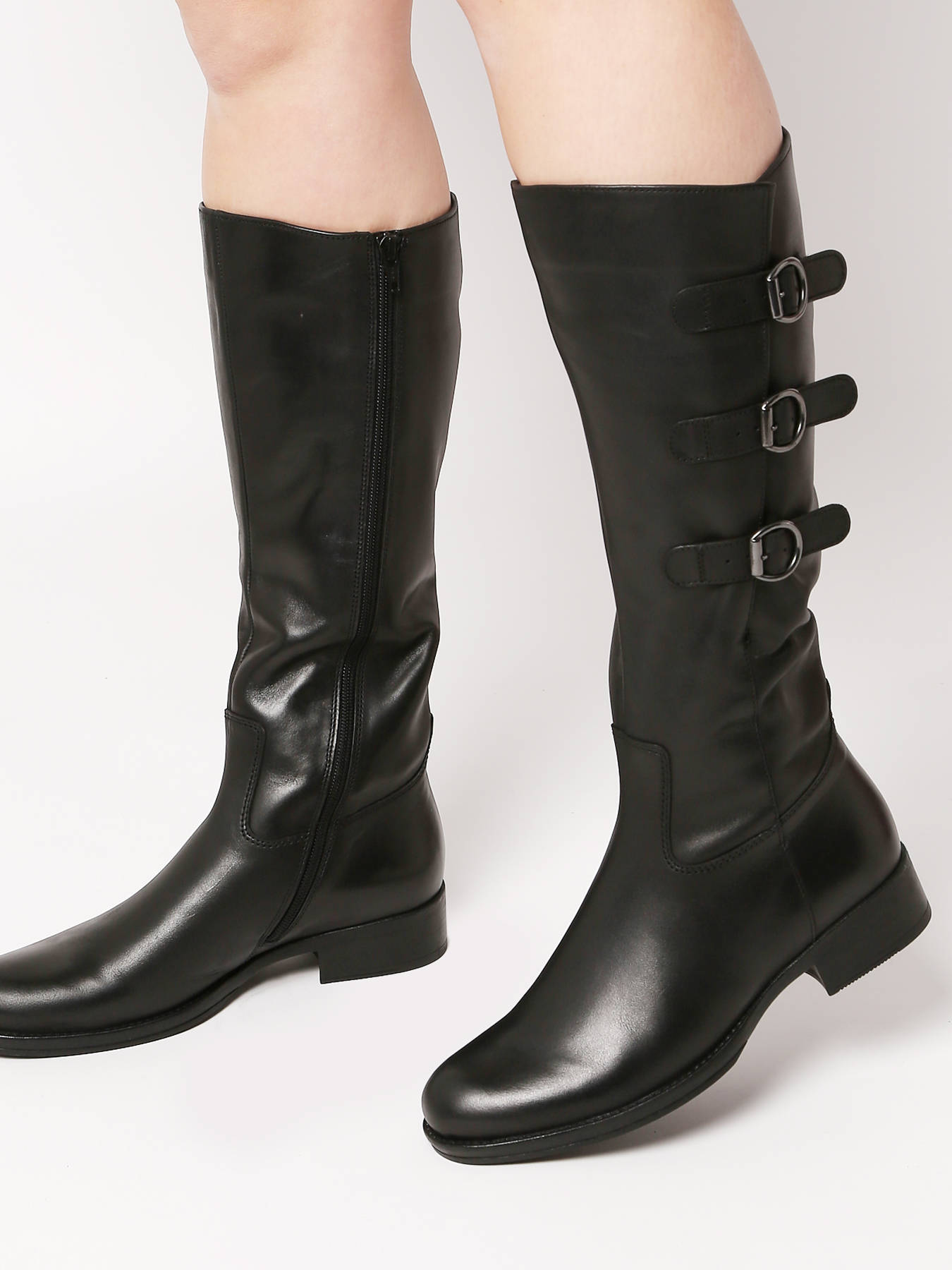 Bottes cavalires en cuir en cuir GABOR