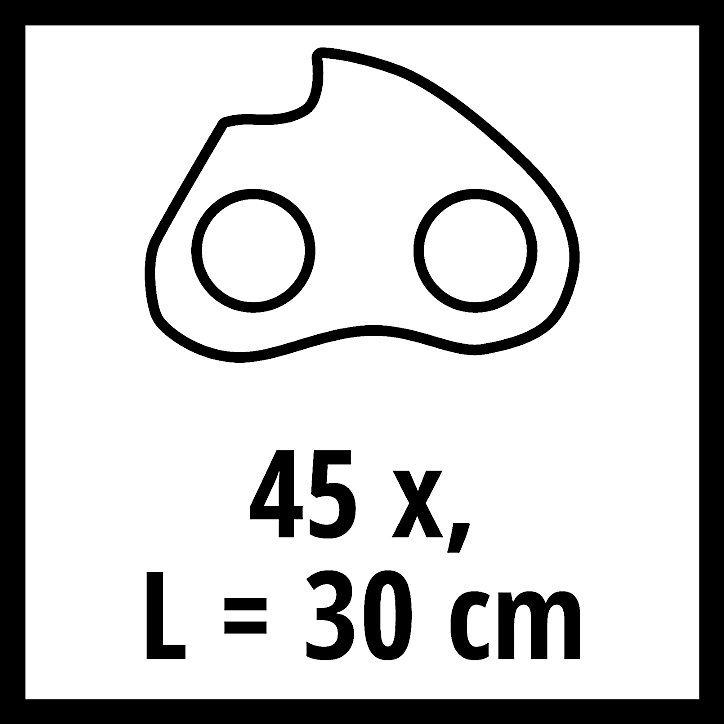 Chaîne de tronçonneuse Einhell 30cm Oregon 45 maillons