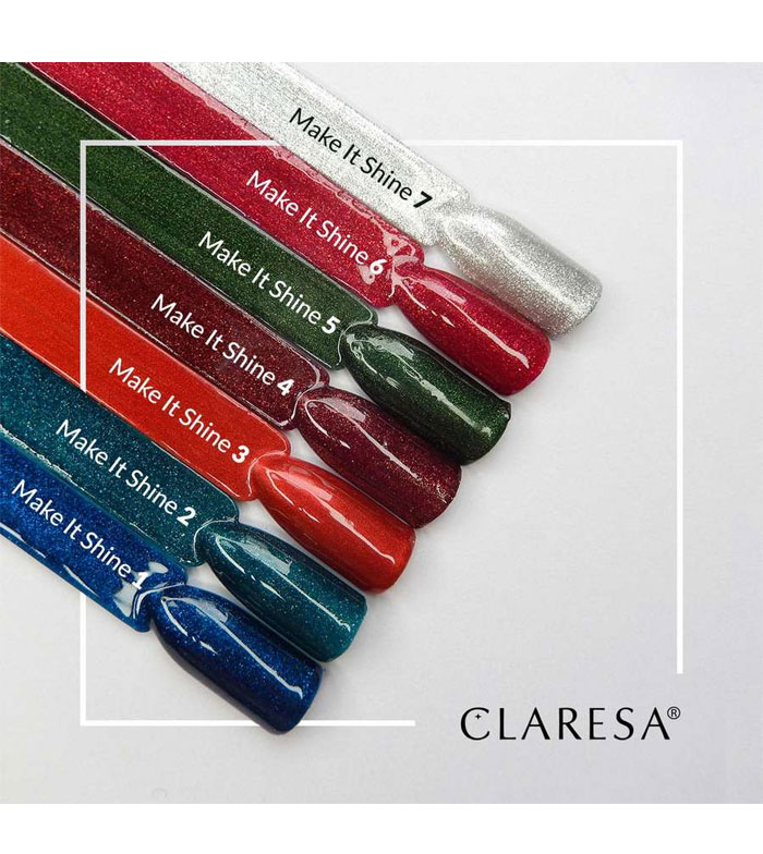 Claresa - Esmalte semipermanente Soak off - 01: Make It Shine!