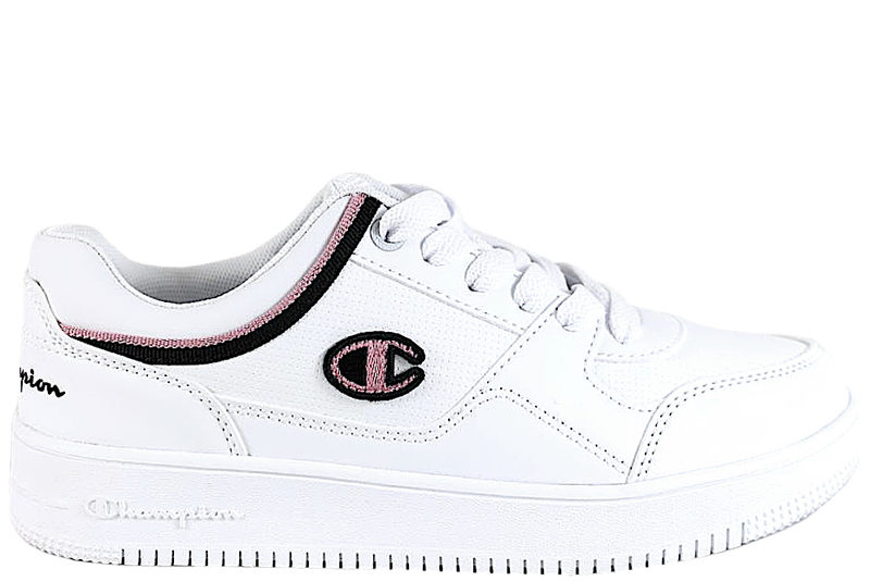 CHAMPION REBOUND LOW SNEAKERS I HVIDT PU