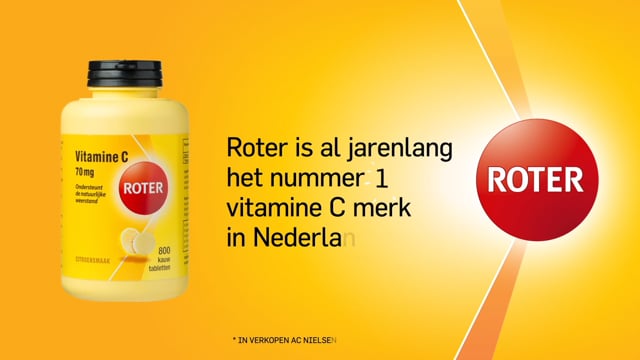 Roter Vitamine C 1000mg Bruistabletten Multiverpakking 4x40ST