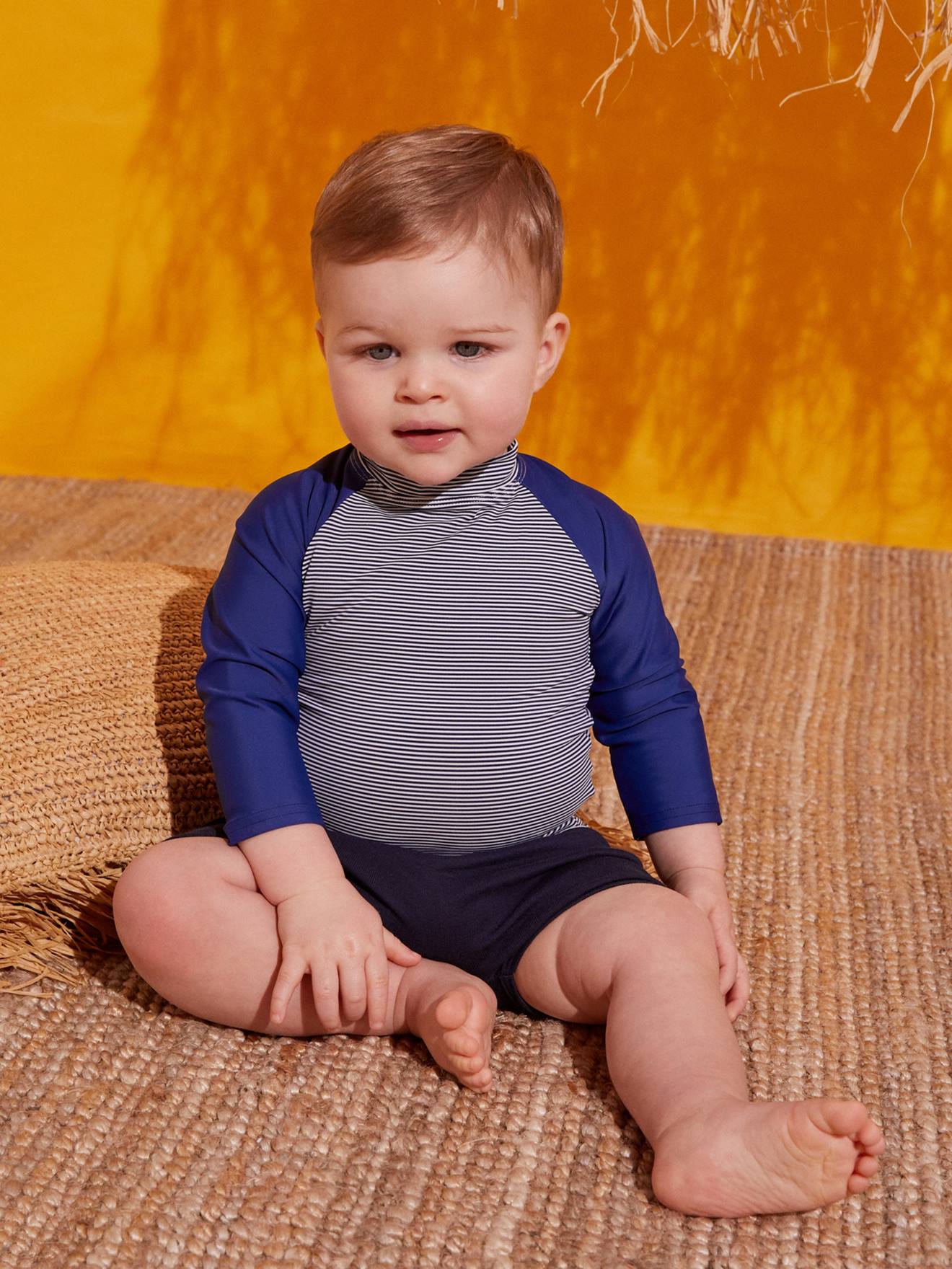Camisa de natação PETIT BATEAU azul anti-UV