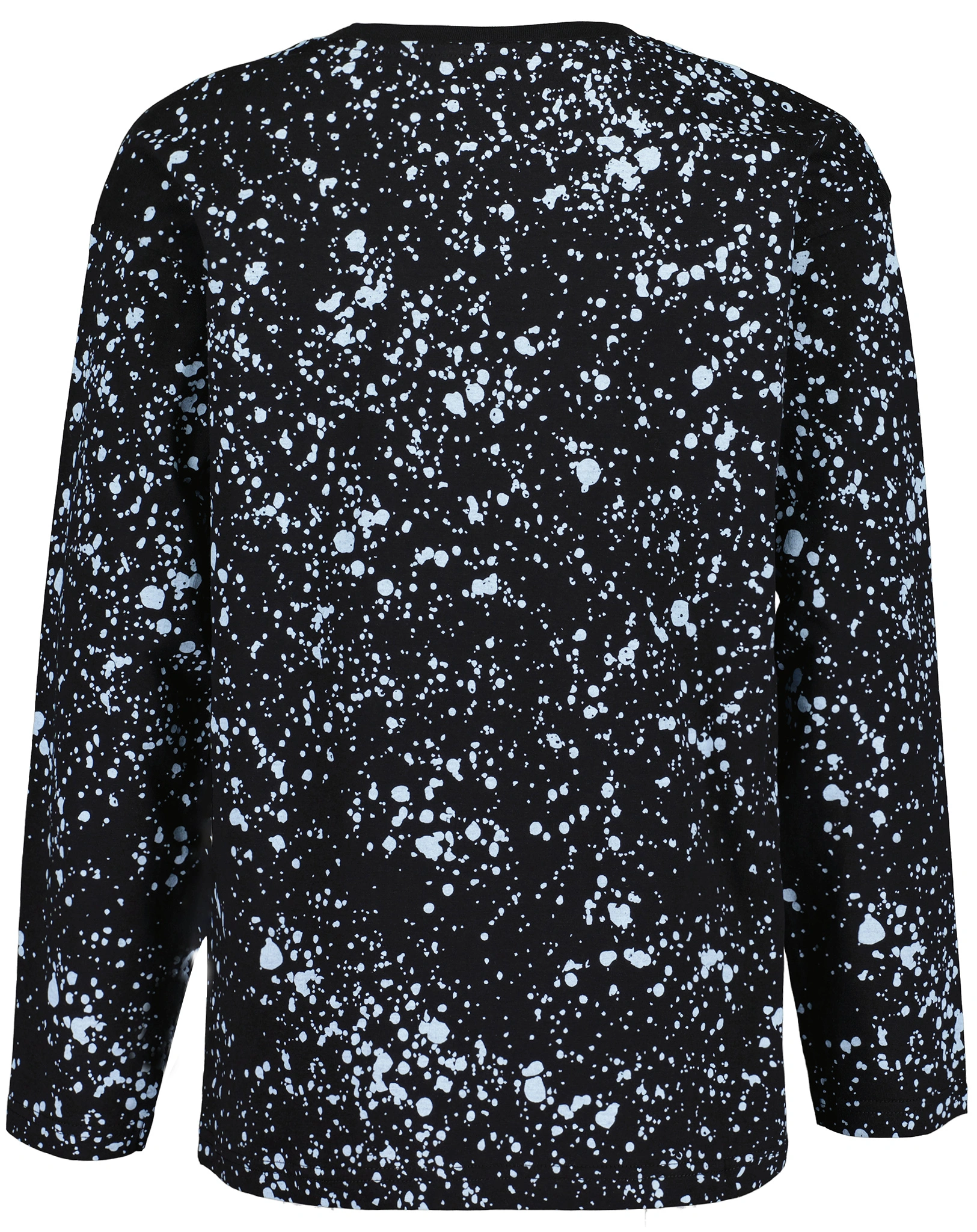 Langarmshirt SPLASH in schwarz