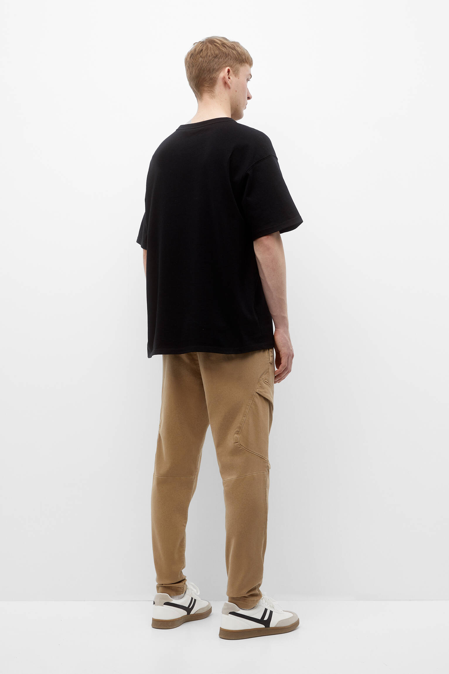 Calça cargo jogger - bege