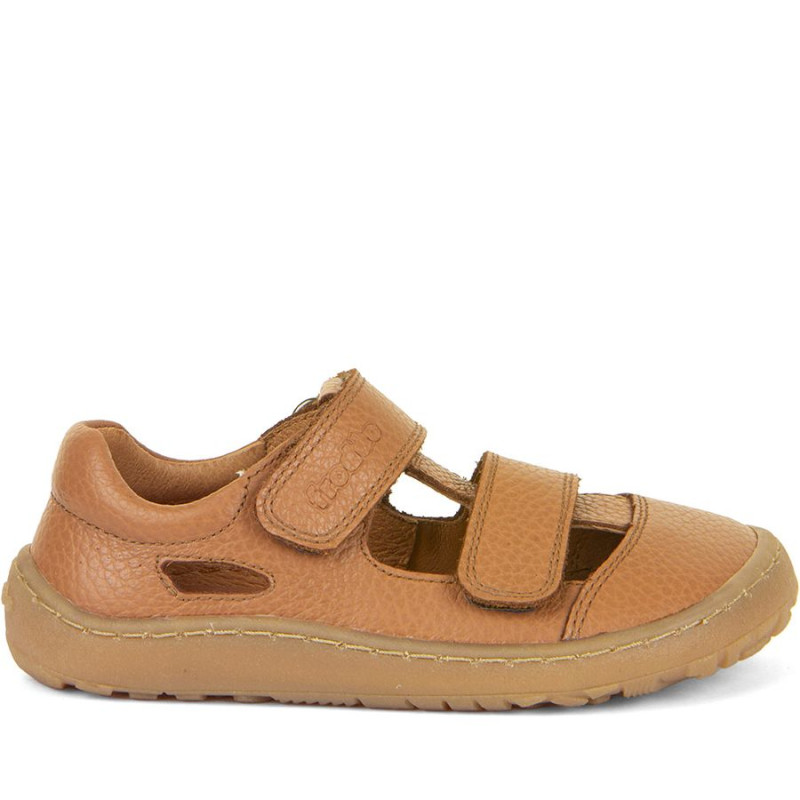 Froddo Froddo Barefoot Sandales Deux Scratchs Cognac