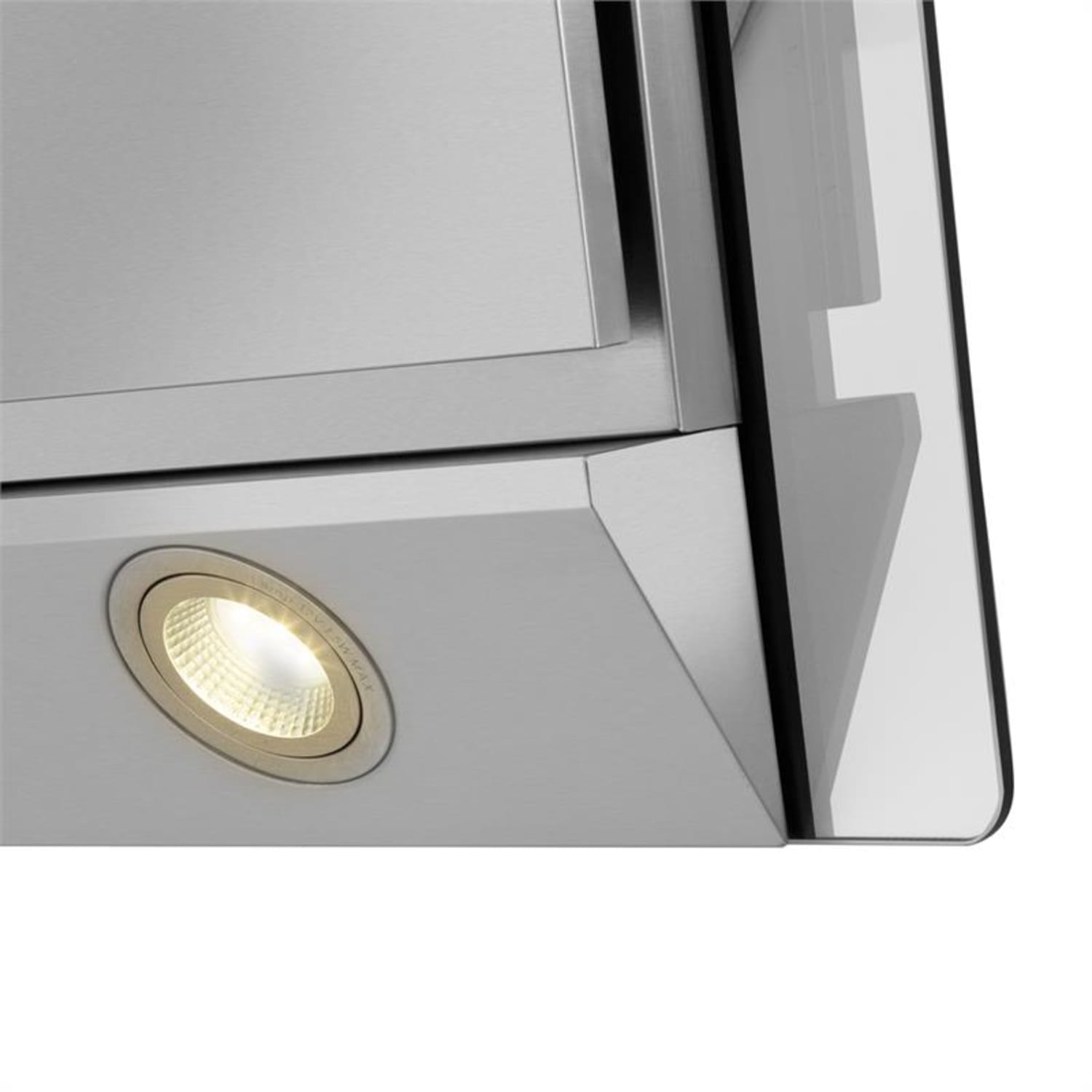 Balzac 60 Dunstabzugshaube 60 cm 210W 610m³/h LED Touch Edelstahl Glas