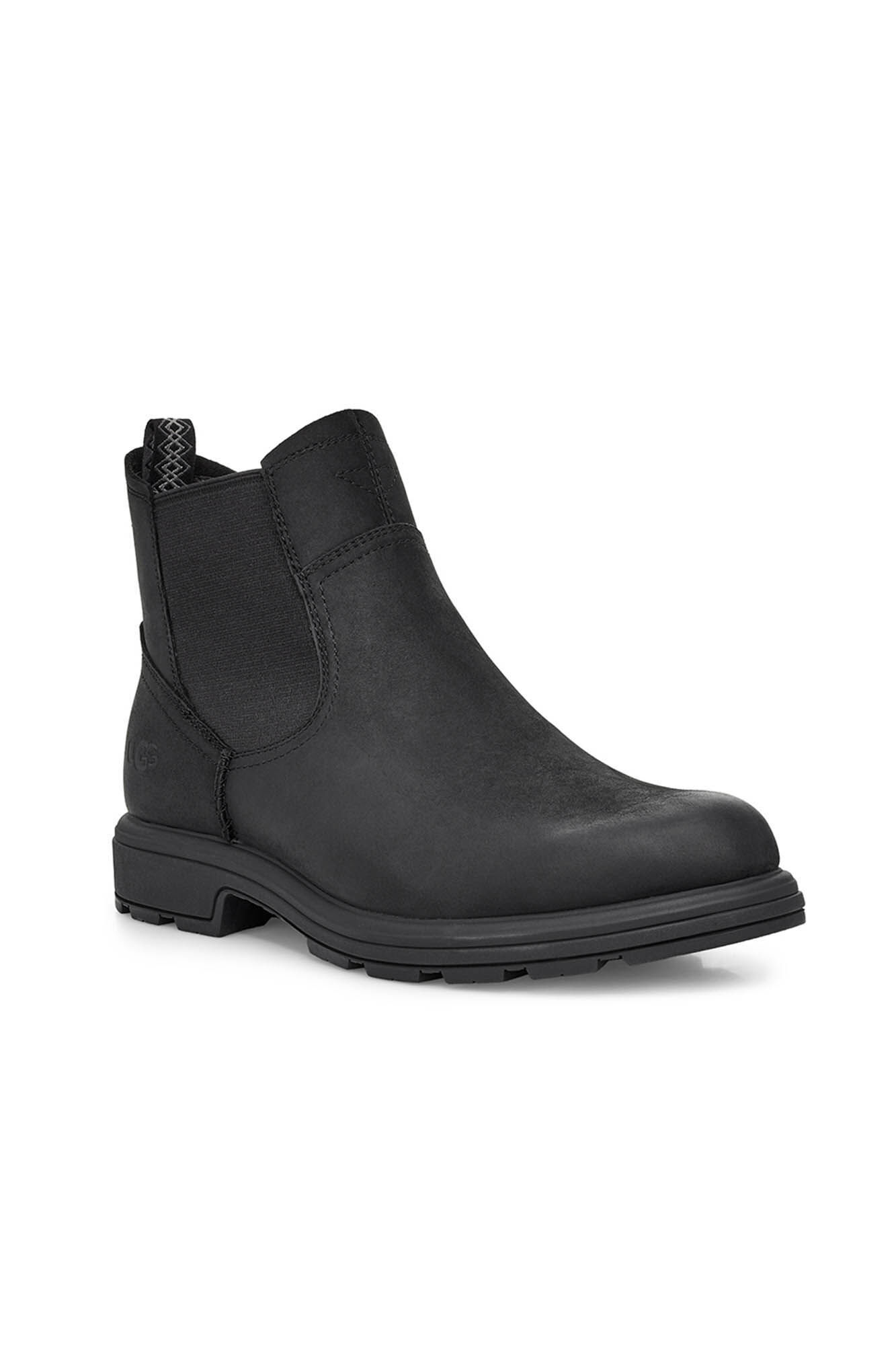 Botas Chelsea Biltmore em couro. Marca UGG - Pretas