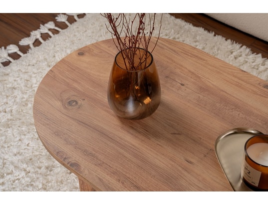 CONCEPT1 - Table basse Sable Pin atlantique 119 x 60 x h40cm