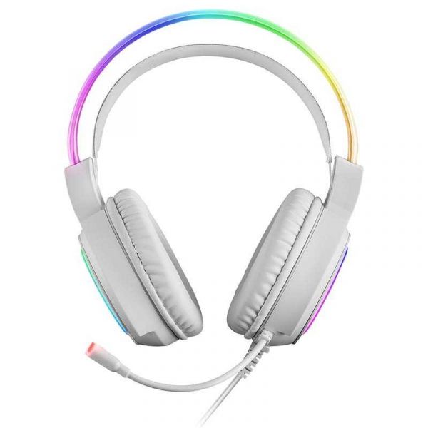 Mars Gaming Chroma 360 Headphones   Mic White