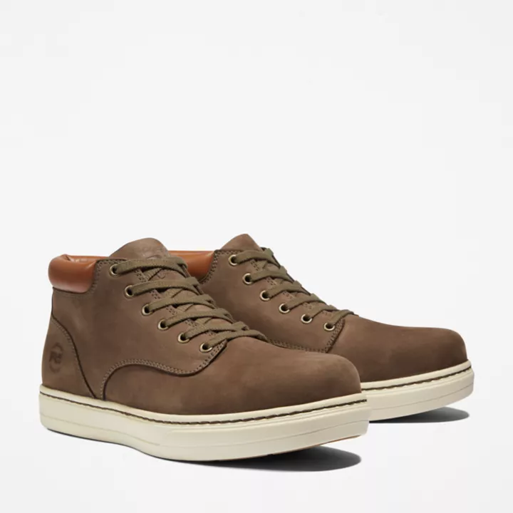 Bottines chukkas professionnelles à embout en acier Disruptor Timberland PRO pour homme en marron